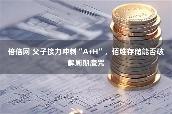 倍倍网 父子接力冲刺“A+H”，佰维存储能否破解周期魔咒